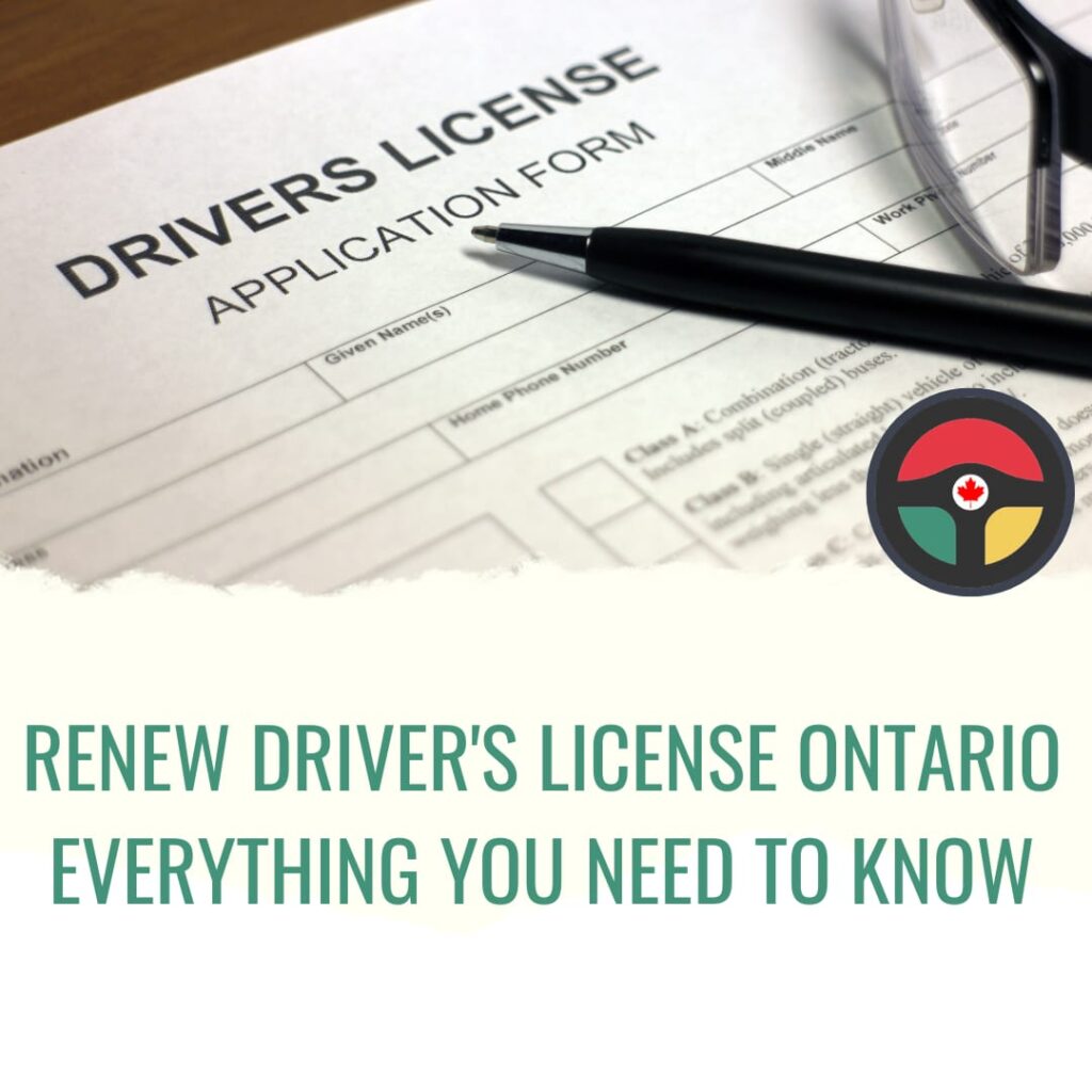 Renew Driver’s License Ontario-1