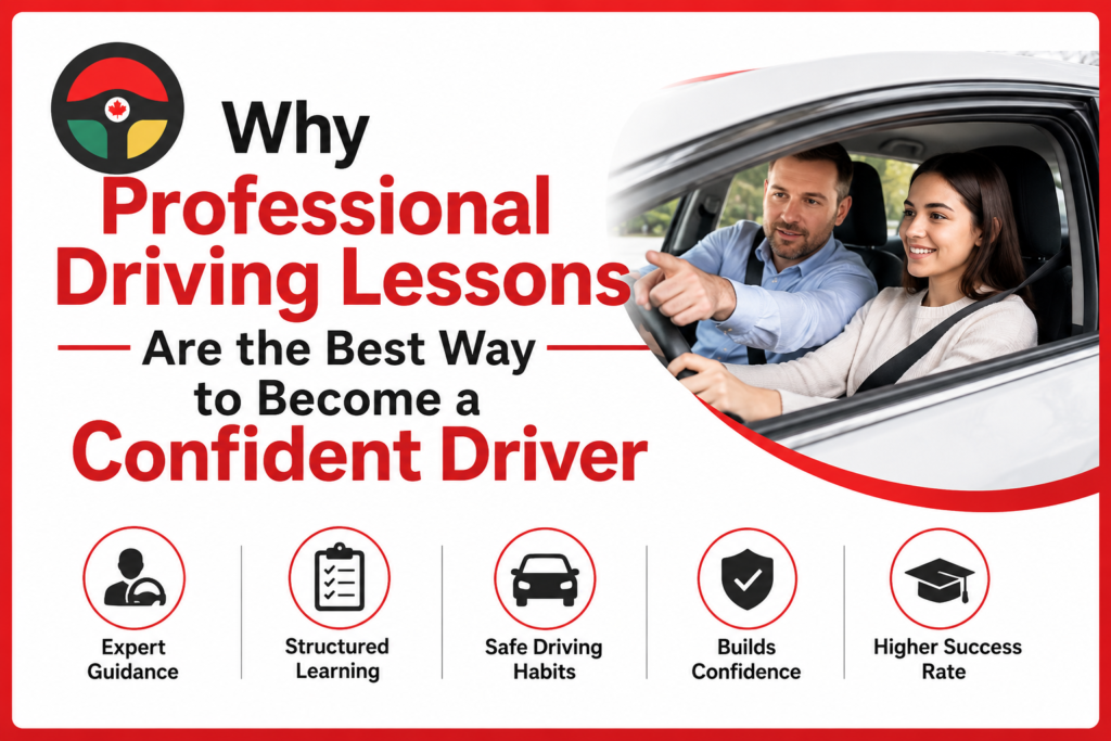 Why Professional Driving Lessons Are the Best Way to Become a Confident Driver