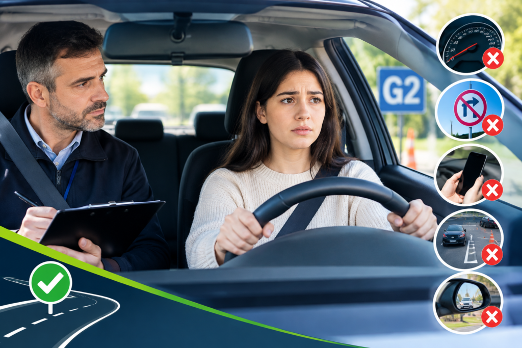 Fail the G2 Road Test