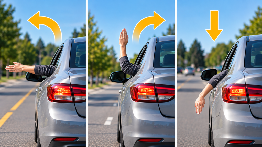 hand signals driving