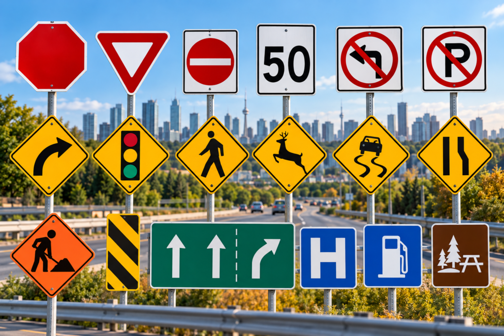 Ontario Road Sign