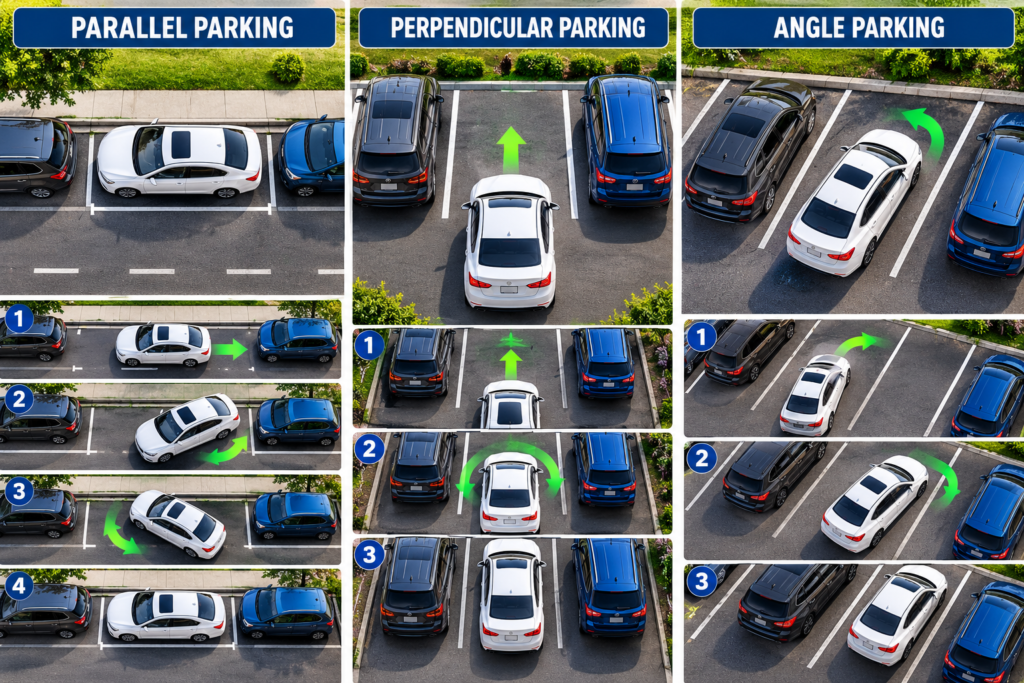 The 3 types of parking