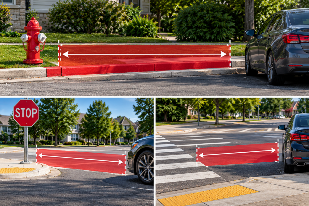 how far to park from fire hydrant
